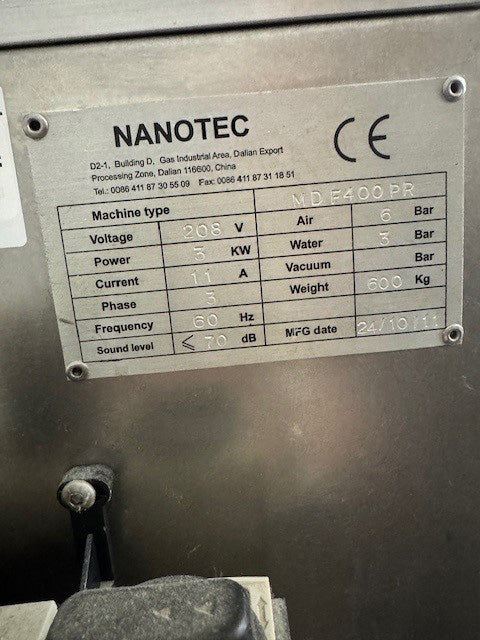 Somos / Nanotec MDF 400 PR Polisher