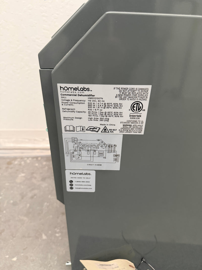Homelabs HME 021007 N Dehumidifier