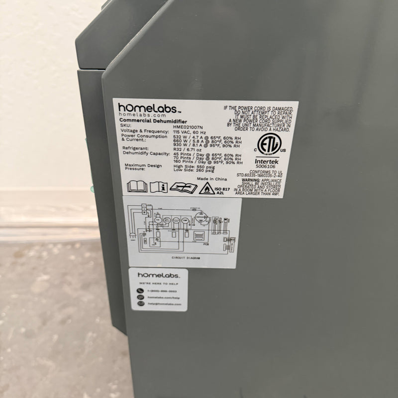 Homelabs HME 021007 N Dehumidifier