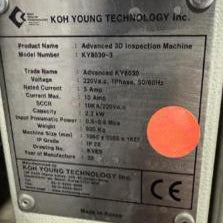 Koh Young KY 8030 SPI (Solder Paste Inspection)