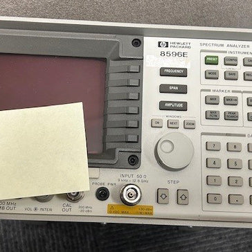 Agilent 8596 E Spectrum Analyzer