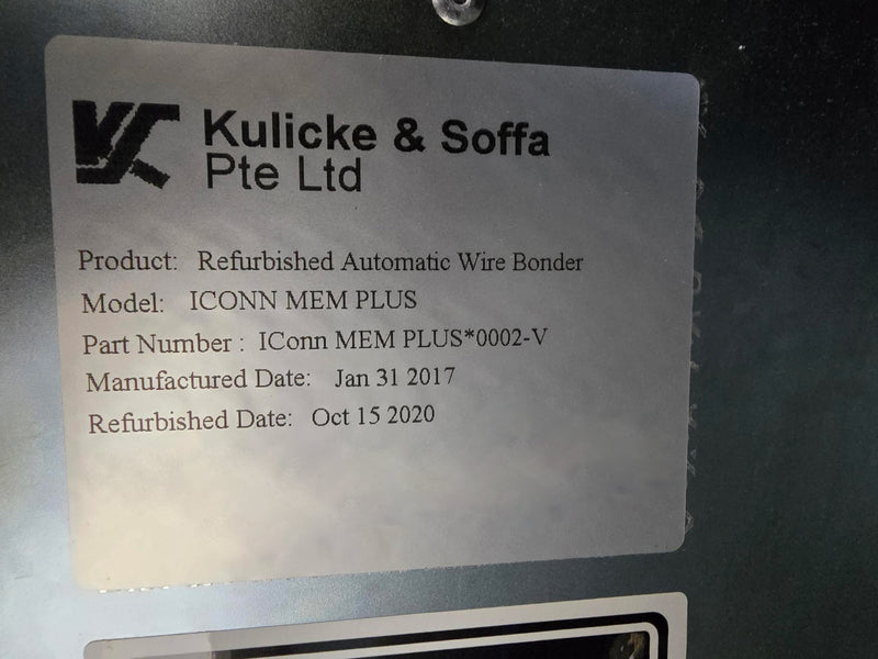 K&S IConn MEM Plus Wire Bonder