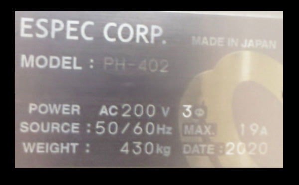 ESPEC PH 402 Environmental Chamber