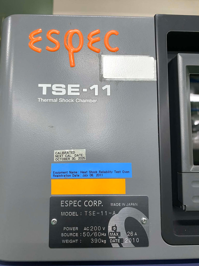 ESPEC TSE 11 Thermal Shock Chamber