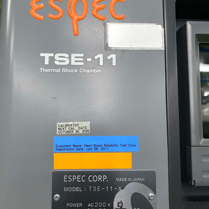 ESPEC TSE 11 Thermal Shock Chamber