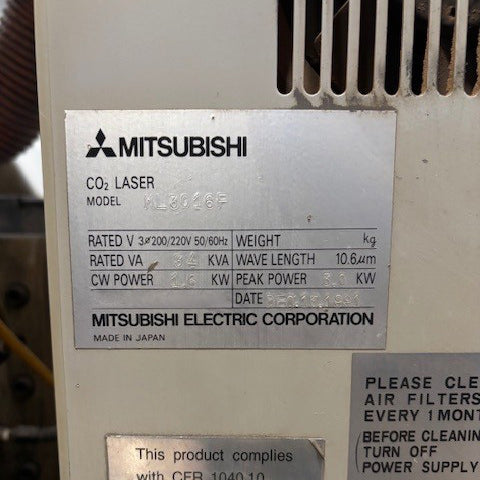 Mitsubishi ML 3016 F CO2 Laser