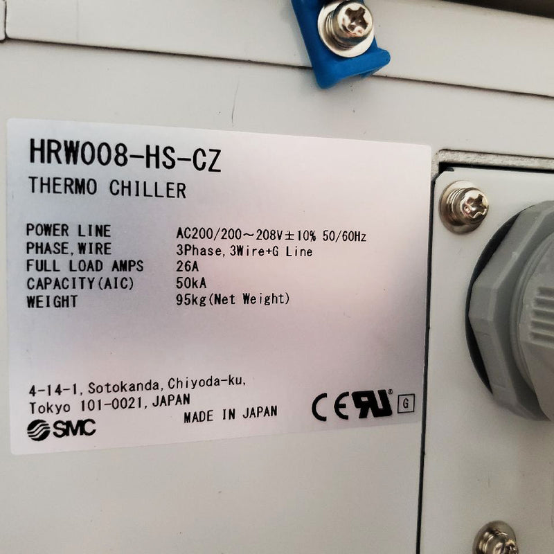 SMC HRW 008 HS CZ Thermo Chiller