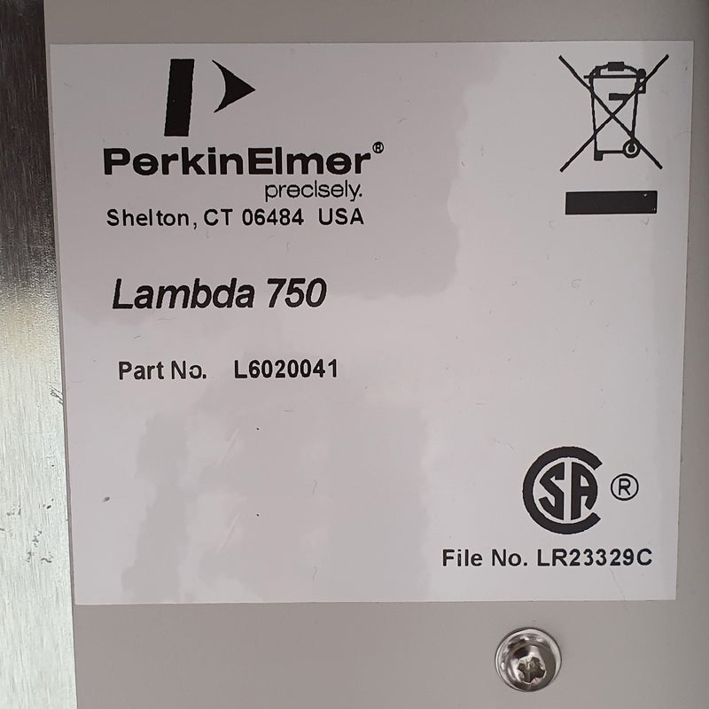 Perkin Elmer Lambda 750 Spectrophotometer