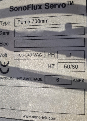 Sono-Tek Flux Servo Spray Fluxing System