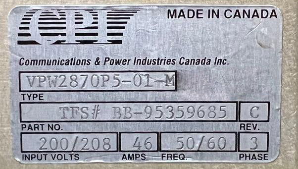 Varian XM 90 Sputtering System