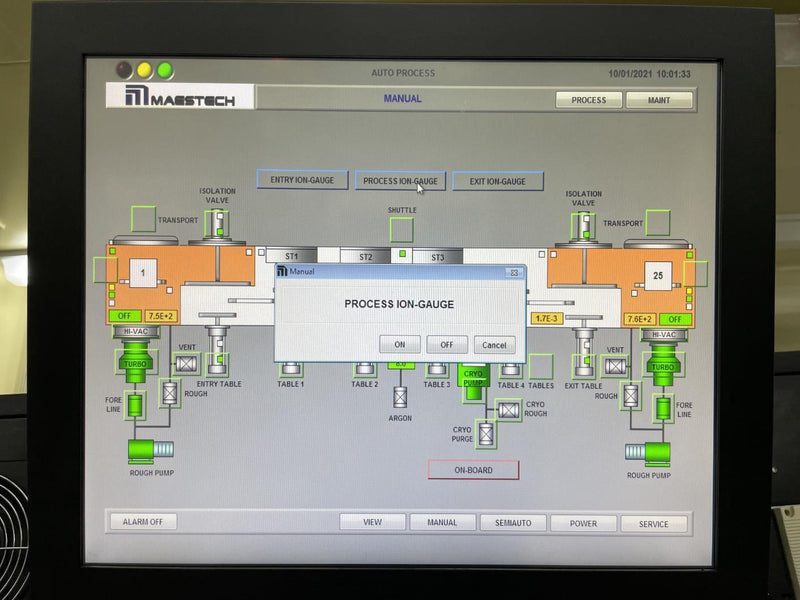 Varian XM 90 Sputtering System