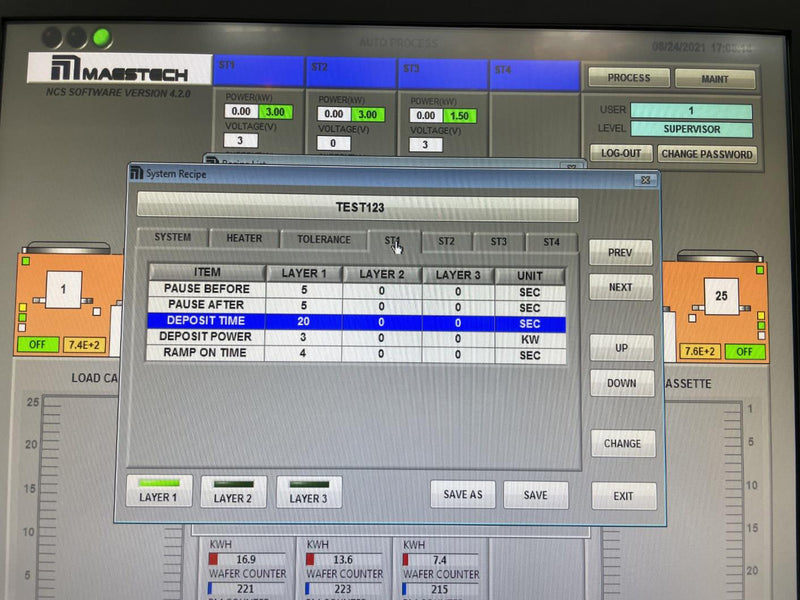 Varian XM 90 Sputtering System