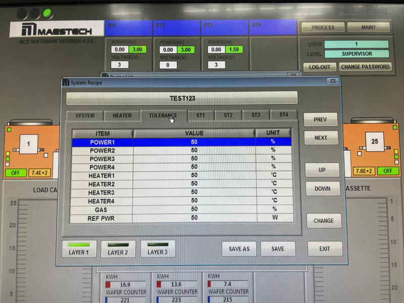 Varian XM 90 Sputtering System