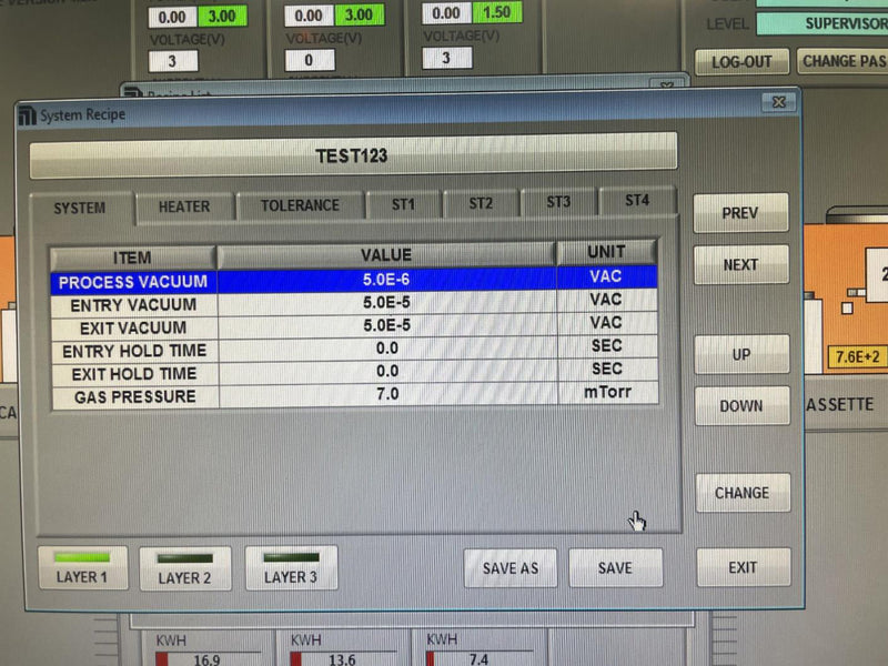 Varian XM 90 Sputtering System