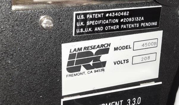 Lam 4520 i Oxide Etcher