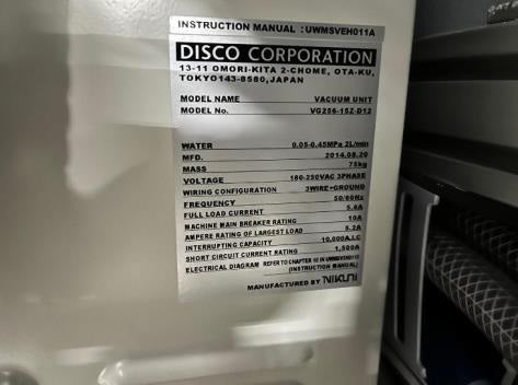 Disco DGP 8761 / DFM 2800 Grinder / Polisher