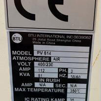 BTU PV 614 Furnace