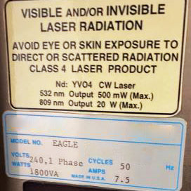 KLA Inspex Eagle Tester