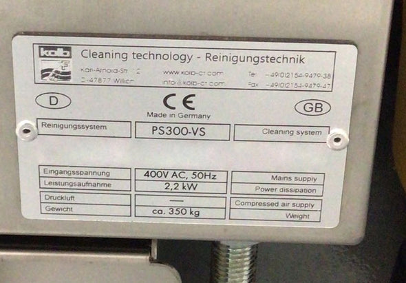 Kolb PS 300 VS Screen Cleaner