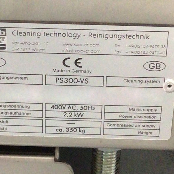 Kolb PS 300 VS Screen Cleaner