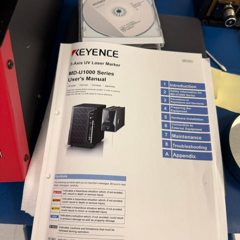 Keyence MD-U 1000 Laser Marker
