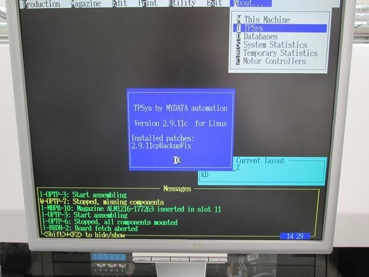 MyData MY 100 SXe Pick and Place