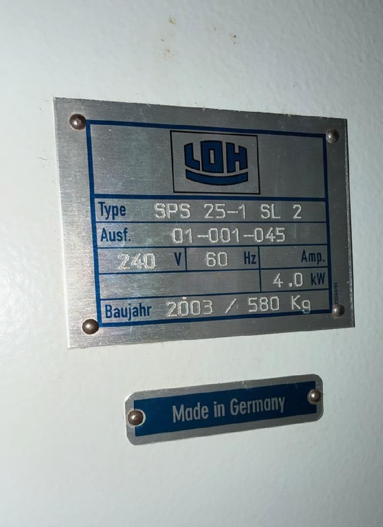 Satisloh SPS 25 Polisher