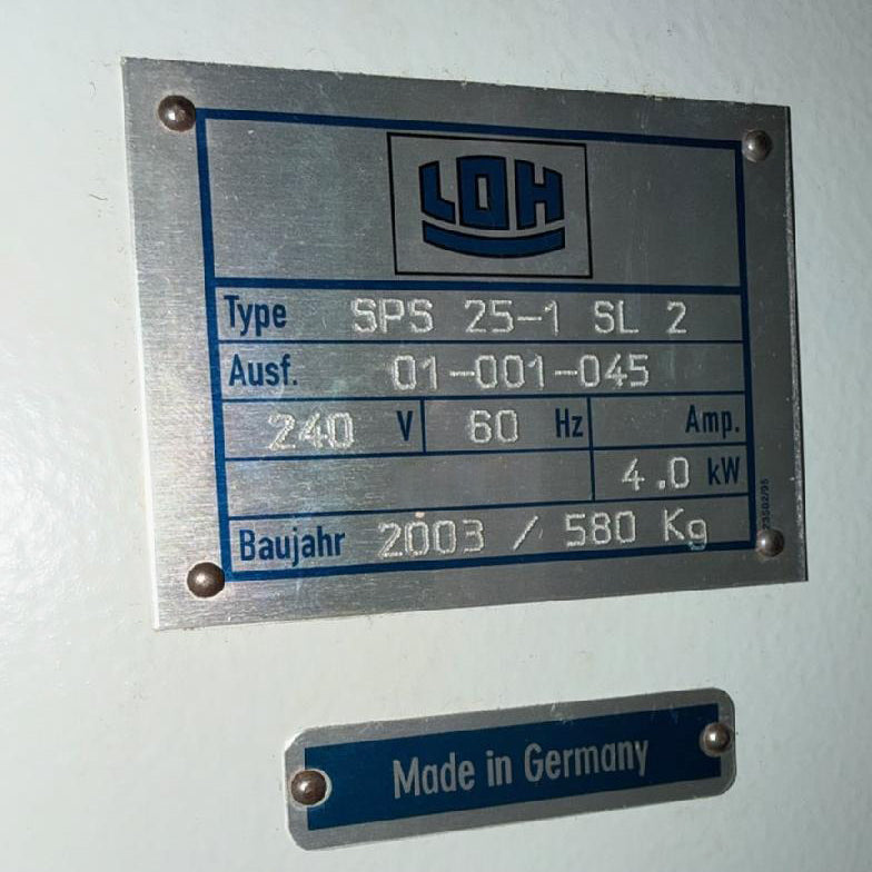 Satisloh SPS 25 Polisher
