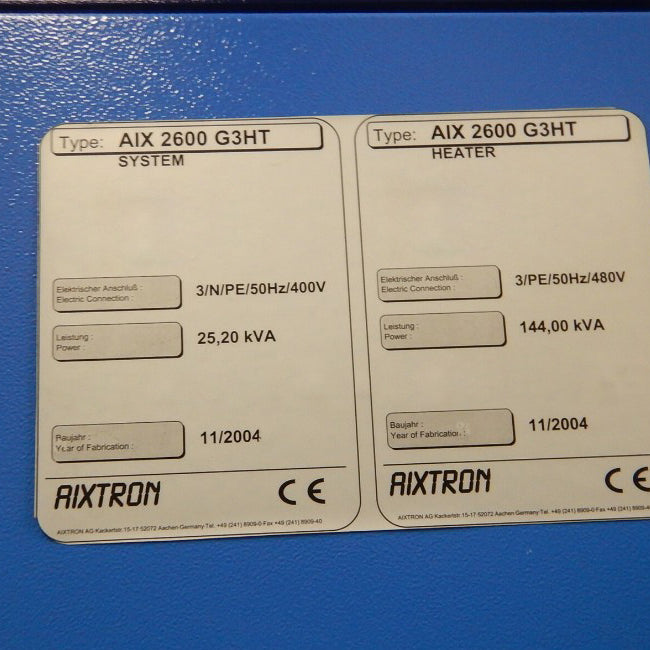 Aixtron 2600 G 3 HT