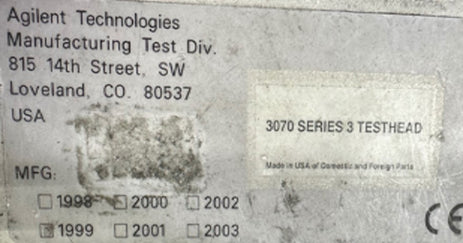 Keysight / Agilent 3070 Series 3 ICT (In Circuit Tester)
