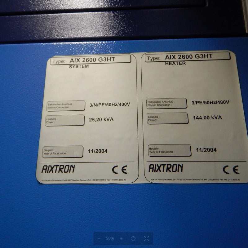 Aixtron 2600 G 3 HT