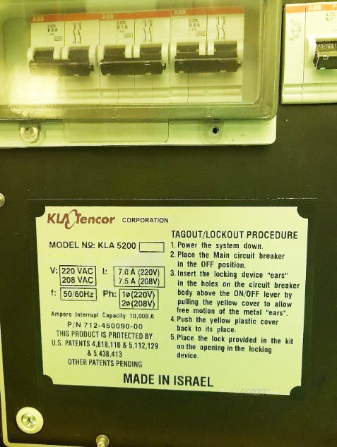 KLA 5200 XP Overlay Measurement