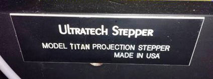 Ultratech Titan Stepper