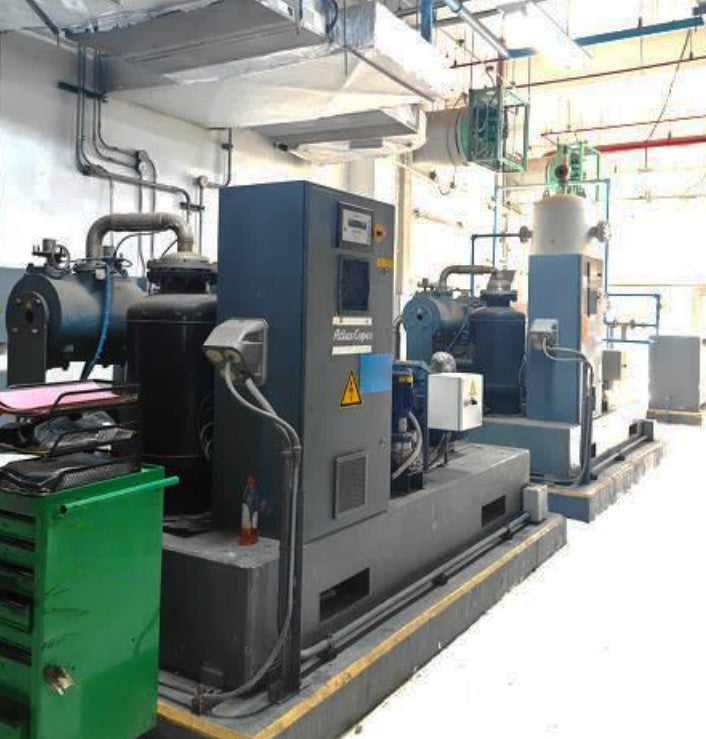 Atlas Copco High Pressure Air Compressor System