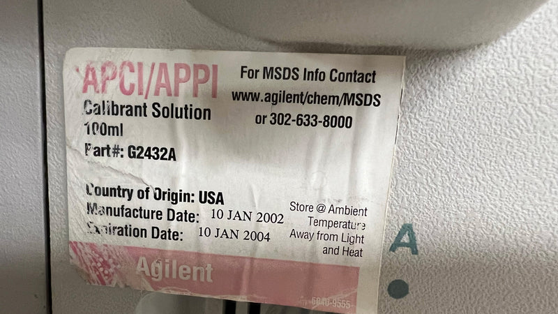 Agilent 1100 Series LC-MSD (Liquid Chromatography - Mass Selective Detector)