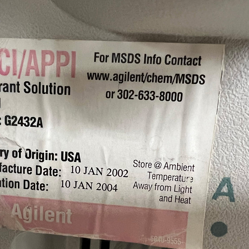 Agilent 1100 Series LC-MSD (Liquid Chromatography - Mass Selective Detector)