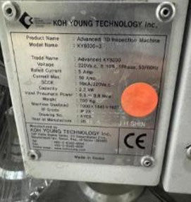 Koh Young KY 8030 3 SPI (Solder Paste Inspection)