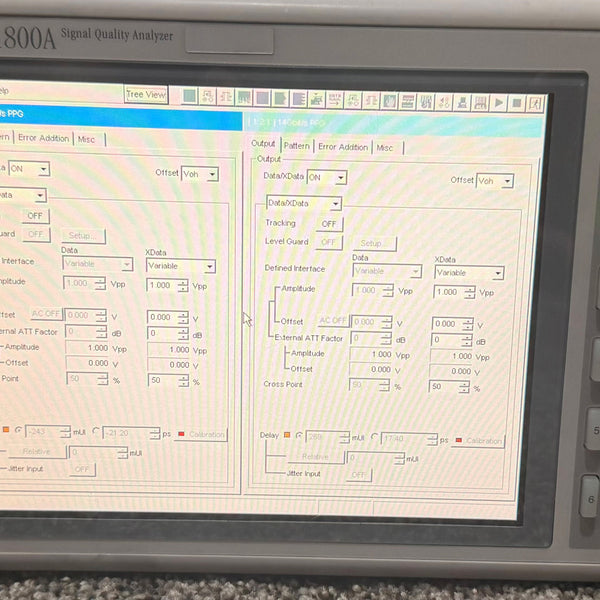 Anritsu MP 1800 A Signal Quality Analyzer