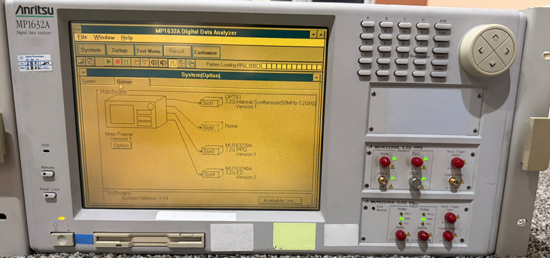 Anritsu MP 1632 A Digital Data Analyzer