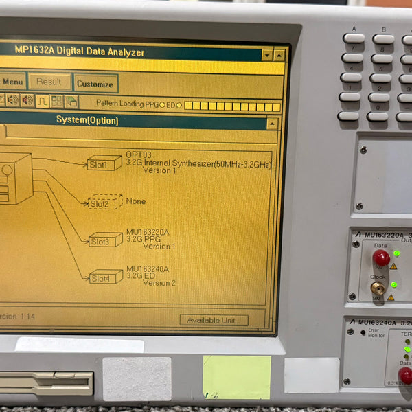 Anritsu MP 1632 A Digital Data Analyzer