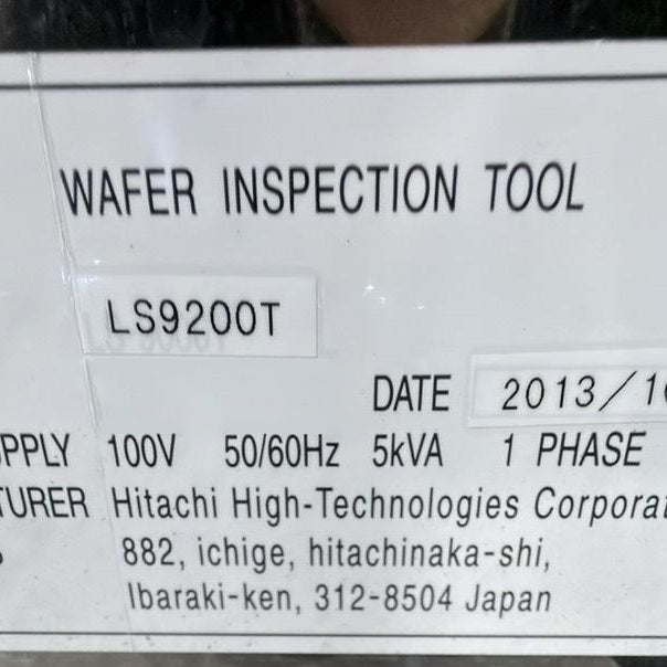 Hitachi LS 9200 T Surface Particle Measurement