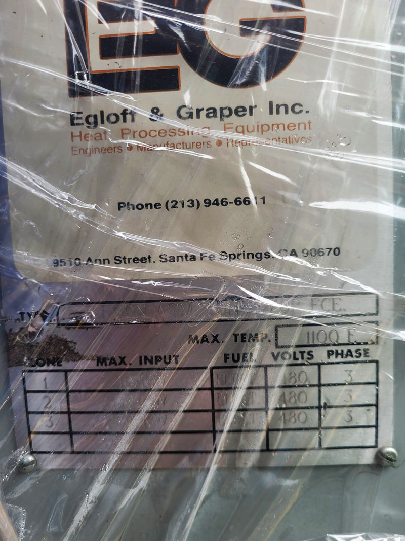 Egloff & Graper Controlled Atmosphere Conveyor Furnace – Bridge Tronic ...