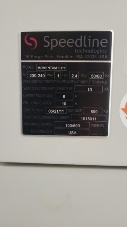 Speedline / MPM Momentum Elite Screen Printer