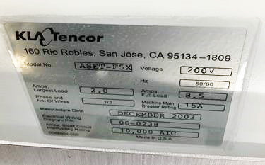 KLA / Filmetrics F 5 X Film Thickness Measurement
