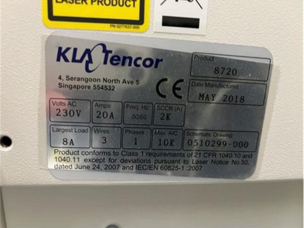 KLA Candela 8720 Surface Defect Inspection System