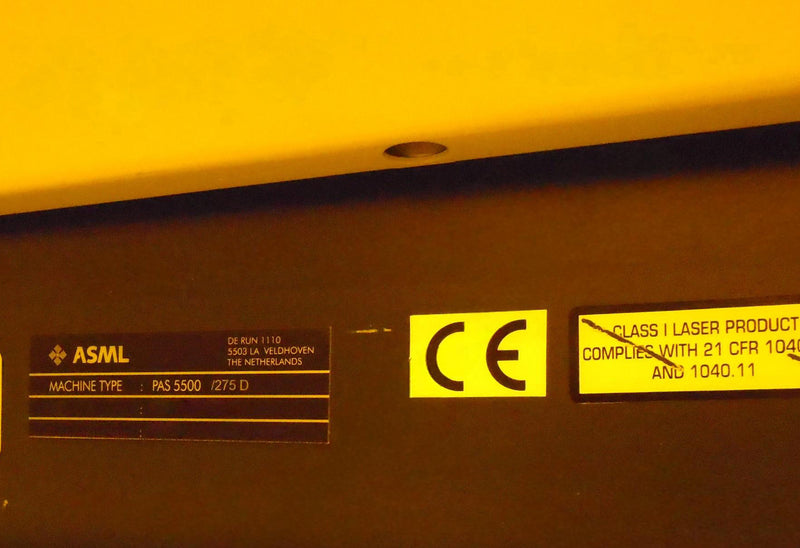 ASML PAS 5500 / 275 i-Line Stepper