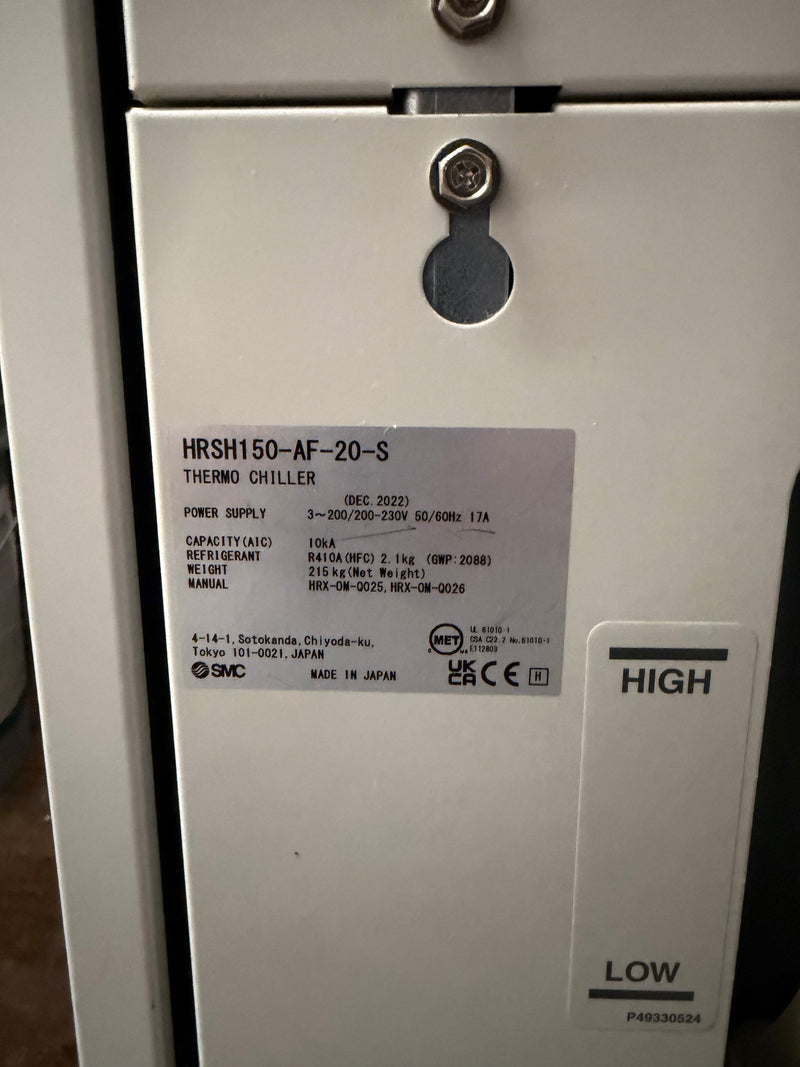 SMC HRS 150 AF 20 S Chiller