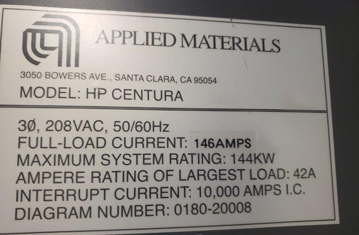 Applied Materials Centura HP PVD (Physical Vapor Deposition)