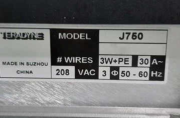 Teradyne J 750 Tester