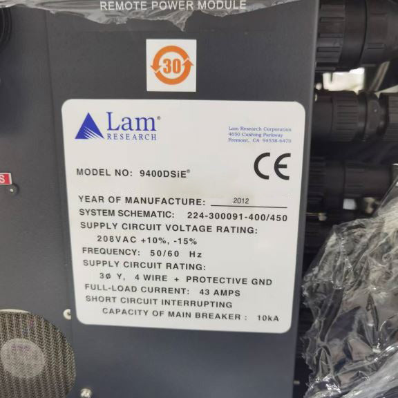 Lam Alliance 9400 DSiE Etcher